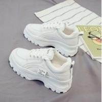 ราคา HOT SALE รองเท้าผ้าใบแฟชั่น รองเท้าผ้าใบผู้หญิง ส้นสูง 5 cm (13918272013)