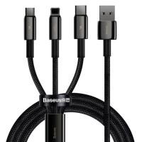 ราคา สายชาร์จ Baseus สายชาร์จเร็ว 3 in1 3 หัว สายชาร์จ (21443881310)