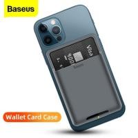 ราคา Baseus กระเป๋าสตางค์แบบซิลิโคนสำหรับเคสกระเป๋าสตางค์สําหรับ Iphone Samsung Xiaomi Android Mobile Phone (24757226339)