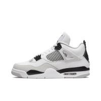 ราคา ของแท้100 Jordan Air Jordan 4 retro military black รองเท้าผ้าใบ Nike รองเท้าวิ่ง (25852529764)