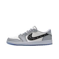 ราคา ในสต็อกของแท้ 100 DIOR x Jordan Air Jordan 1 รองเท้าบาสเก็ตบอล (24953376026)
