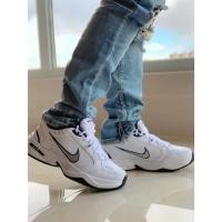 ราคา ของแท้100 Nike Air Monarch 4 White Navy 415445 102 (25752412130)