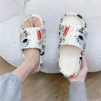 ราคา รองเท้าแตะพื้นนิ่ม ลายอวากาศ พื้นโซฟา ชายหญิงใส่ได้ (18248346550)