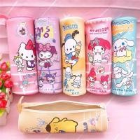 ราคา SANRIO กระเป๋าดินสอ ทรงกระบอก ลายซานริโอ้น่ารัก (24172576164)
