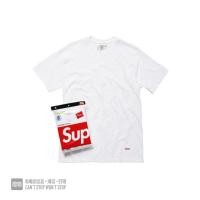 ราคา Supreme HANES TAGLESS TEES สีดําผ ้ าฝ ้ าย Bottoming เสื ้ อ T เสื ้ อผู ้ ชายผู ้ หญิงสไตล ์ เดียวกัน 1 3 ชิ ้ น (26650735596)