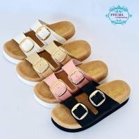 ราคา PITCHA พร้อมส่งรองเท้าแตะแฟชั่นสไตล์วินเทจดีไซน์หน้าเข็มขัดสองตอน สวยทันสมัยน้ำหนักเบาสวมใส่สบายได้ตลอดทั้งวัน (19493317327)