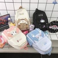 ราคา Sanrio อบเชย Kuromi เด็กกระเป๋าเป้สะพายหลังโรงเรียนประถมศึกษาและมัธยมศึกษากระเป๋าเป้สะพายหลังความจุขนาดใหญ่ (24206691350)