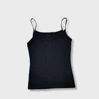 ราคา Uniqlo AlRism เสื้อสายเดี่ยว ไซส์ S สีดำ มือสอง (23971006862)