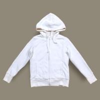 ราคา Uniqlo เสื้อสเวตเตอร์ กันหนาว ไซส์ M ขนนุ่มด้านใน สีครีม มีฮู้ด มือสอง (23224019282)
