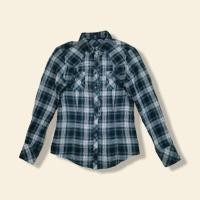 ราคา GAP เสื้อเชิ้ต ไซส์ Xxs ลายสก๊อต สีเขียว ผ้าฝ้าย นุ่มๆ มือสอง สวยกริ๊ป (21646297544)
