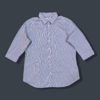 ราคา Uniqlo เสื้อเชิ้ต ไซส์ XL ลายทาง สีน้ำเงินขาว แขนยาวศอก มือสอง สวยๆ (19746286465)