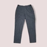 ราคา Uniqlo Ezy Ankle pants กางเกงขายาว ห้าส่วน ไซส์ S ผ้าวูลผสม สีเทา มีตำหนิ มือสอง (17888748076)