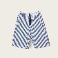 ราคา Uniqlo RELACO กางเกง ลำลอง ไซส์ L ลายทาง สีขาวเทา มือสอง (29400872115)