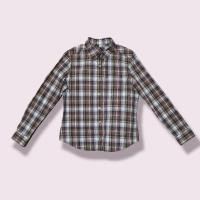 ราคา Uniqlo เสื้อเชิ้ต ไซส์ M ลายสก๊อต สีน้ำตาล ผ้าคอทตอน มือสอง (24128798698)