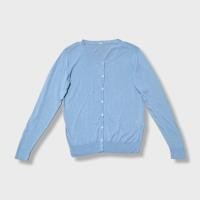 ราคา เสื้อ คาร์ดิแกน ไซส์ L คอกลม สีฟ้า เสื้อคลุม มือสอง (22960796088)