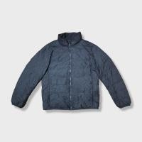 ราคา Uniqlo เสื้อแจ็คเก็ต ขนเป็ด ไซส์เด็ก 150 สีเทา มีตำหนิ กันหนาว มือสอง (23186684167)