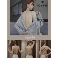 ราคา ZH FOREVER8888บราสายเดี่ยวโชว์หลังไร้โครง บราไร้ตะเข็บไร้รอยต่อ ใส่ได้3แบบ (24070052488)