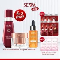 ราคา SEWA เซวาแอมพูลโสมดำ เซวาน้ำตบโสมแดง เซวาโสมทองคำ แถมฟรี ครีมมาส์กหน้า3ซอง น้ำตบโสมแดง 6 ซอง (22385151536)