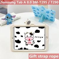 ราคา เคสซิลิโคนลายการ์ตูนน่ารักสําหรับ Samsung Tab A 8 0 2019 T295 Sm T290 (7484139795)