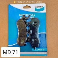 ราคา ผ้าเบรคแท้ BENDIX honda pcx150 2018 2020 (18703252177)