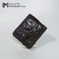 ราคา Leather Max กระเป๋าหนังจระเข้ เป็นกระเป๋าสตางค์หนังต่อ เย็บมือ เย็บเเบบต่อลาย ทรง US กระเป๋า 2 พับ งานสวยงานเนียบ (4889152332)