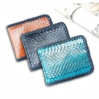 ราคา กระเป๋าธนบัตร Bifold Wallets กระเป๋าสตางค์หนังงู งานแฮนด์เมด ถักขอบ กระเป๋าสตางค์ผู้ชายหนังงูแฟชั่นทำมือ (24264878845)