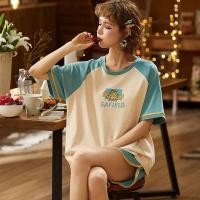 ราคา ชุดนอนขาสั้นแขนสั้น ใส่นอนสบายๆ (13301948288)