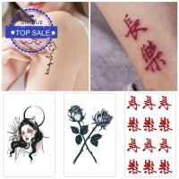 ราคา สติกเกอร์รอยสักชั่วคราว ลายแม่มด ดอกกุหลาบ กันน้ํา แฟชั่นสําหรับผู้หญิง L3C0 (24321547442)