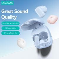 ราคา Usams True Wireless Earbuds TWS หูฟังบลูทูธไร้สายสเตอริโอ 5 3 พร้อมไมโครโฟน (24475873073)