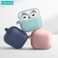 ราคา Usams เคสหูฟัง ซิลิโคน กันตก กันสูญหาย พร้อมตะขอ สําหรับ AirPods 3 2021 (12651982491)