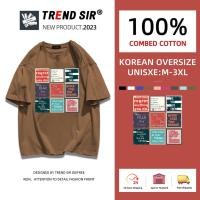 ราคา TrendSir มาใหม่ ลายเยอะ เสื้อยืดตัวใหญ่ สไตล์เกาหลีน่ารัก oversize เสื้อโอเวอร์ไซส์ เกาหลี 7สี M 3XL (21784116421)