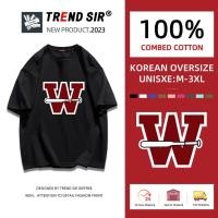 ราคา TrendSir พร้อมส่ง เสื้อยืดแขนสั้น ผ้าคอตตอน วินเทจ คอกลม ลายการ์ตูน oversize เสื้อโอเวอร์ไซส์เกาหลี เสื้อยืดตัวใหญ่สไตล์เกาหลีน่ารัก สำหรับชายและหญิง (23878601745)