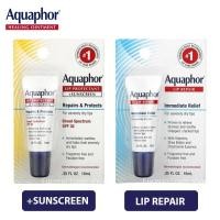 ราคา Aquaphor Eucerin Lip Repair Sunscreen Immediate Relief Fragrance Free 0 35 fl oz SPF 30 10 ml อคลวาฟอร์ ลิป แคร์ (11967557778)