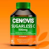 ราคา Cenovis Vitamin C 500mg Sugarless 300 Chewable Tablets วิตามินซีเม็ดเคี้ยว ไม่มีน้ำตาล (7895544627)