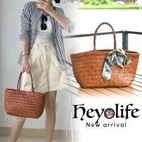 ราคา กระเป๋าสาน กระเป๋าถือ กระเป๋าช้อปปิ้ง หนังวัวแท้ ขนาดใหญ่ จุของได้เยอะ เหมาะกับเดินชายหาด สําหรับผู้หญิง (21449529847)