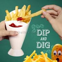 ราคา ถ้วยเฟรนช์ฟรายส์ พร้อมถ้วยซอส Food Grade material สามารถใช้ซ้ำได้ ถ้วยเฟรนช์ฟรายส์พลาสติก สามารถถอดเข้าออกได้ (25829214777)