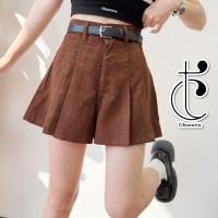 ราคา กางเกงขาสั้นลูกฟูก รุ่น 4 By Chanatta พร้อมส่ง ส่งฟรี ผ้าลูกฟูกวินเทจ ทรงสวย ไม่ใช่เอวสม๊อค (22963233045)
