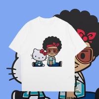 ราคา เสื้อยืด ผ้าฝ้าย พิมพ์ลาย Bruno Mars Edition Bruno Mars X Hello Kitty hooligans World Tour Concert S 5XL NO 10 (29701171968)