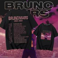 ราคา 2024 Bruno Mars เสื้อยืดแขนสั้น เสื้อยืดคอนเสิร์ตนักร้องไทย S 5XL NO 4 (29451171430)