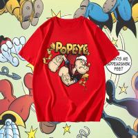 ราคา H O เครื่องแต่งกาย เสื้อ Popeye The Sailor Bursting Through สไตล์วินเทจ สําหรับผู้หญิง ฝ้าย 100 ขนาด S 5XL NO 1 (28150738302)