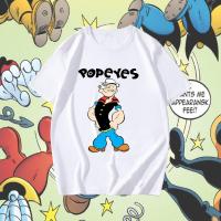 ราคา H O เครื่องแต่งกาย Popeyes เสื้อยืด ไม่จำกัดเพศ สีดํา สําหรับผู้ชายราคาถูก ฝ้าย 100 ขนาด S 5XL (27300733520)