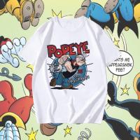 ราคา H O เครื่องแต่งกาย เสื้อ ป๊อปอาย เยาวชน Tee Luv Popeye The Sailorman T Shirt I Yam What I Yam Popeye ฝ้าย 100 S 5XL (26650737156)