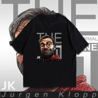 ราคา JURGEN KLOPP Liverpoolลิเวอร์พูลเสื้อยืดทรงหลวมลำลอง (25615668114)