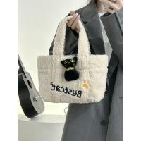 ราคา กระเป๋าถือ กระเป๋าสะพายไหล่ ผ้าขนแกะ ปักลายลูกแมว ขนาด 26X18 เข้ากับทุกการแต่งกาย สําหรับสตรี 2024 (25610712930)