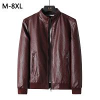 ราคา เสื้อแจ็กเก็ตหนัง PU คอปกตั้ง ขนาดใหญ่ แฟชั่นสําหรับผู้ชาย ไซซ์ M 8xl (20328605382)
