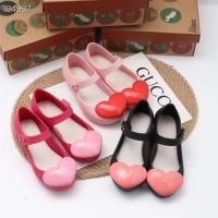 ราคา Mini Melissa รองเท้าแตะ PVC แบบนิ่ม ลายหัวใจน่ารัก สําหรับเด็กผู้หญิง (22617412255)