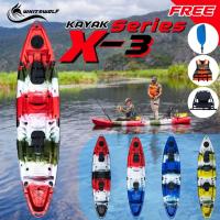 ราคา เรือคายัคตกปลา 3 ที่นั่ง X 3 X Series X3 เรือพาย เรือตกปลา สำหรับออกกำลังกาย (10986072674)