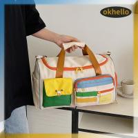 ราคา Okhello th Travel Duffle Bag Wet Dry Separation Fashion Tote Handbag for Outdoor Travel (29551701440)