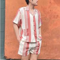 ราคา summer market Beachwear รุ่น ลายทาง สำหรับไปเที่ยวทะเล ผลิตจากผ้าลินิน (28601761393)