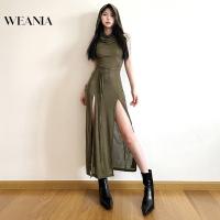 ราคา Weania ชุดเดรสยาวซีทรู มีฮู้ด แฟชั่นสําหรับสตรี (21593331643)